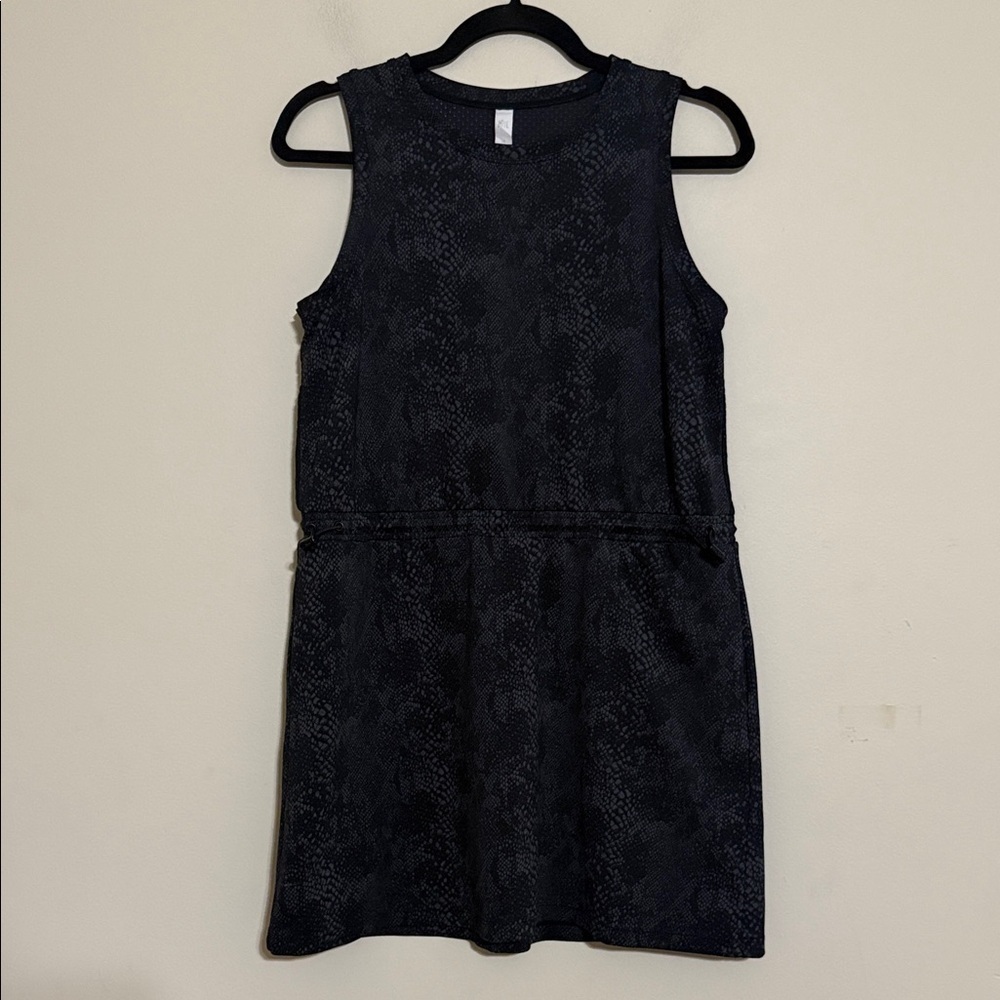 Tail Black Patterned women performance Dress M casual hiking camp outdoor soft